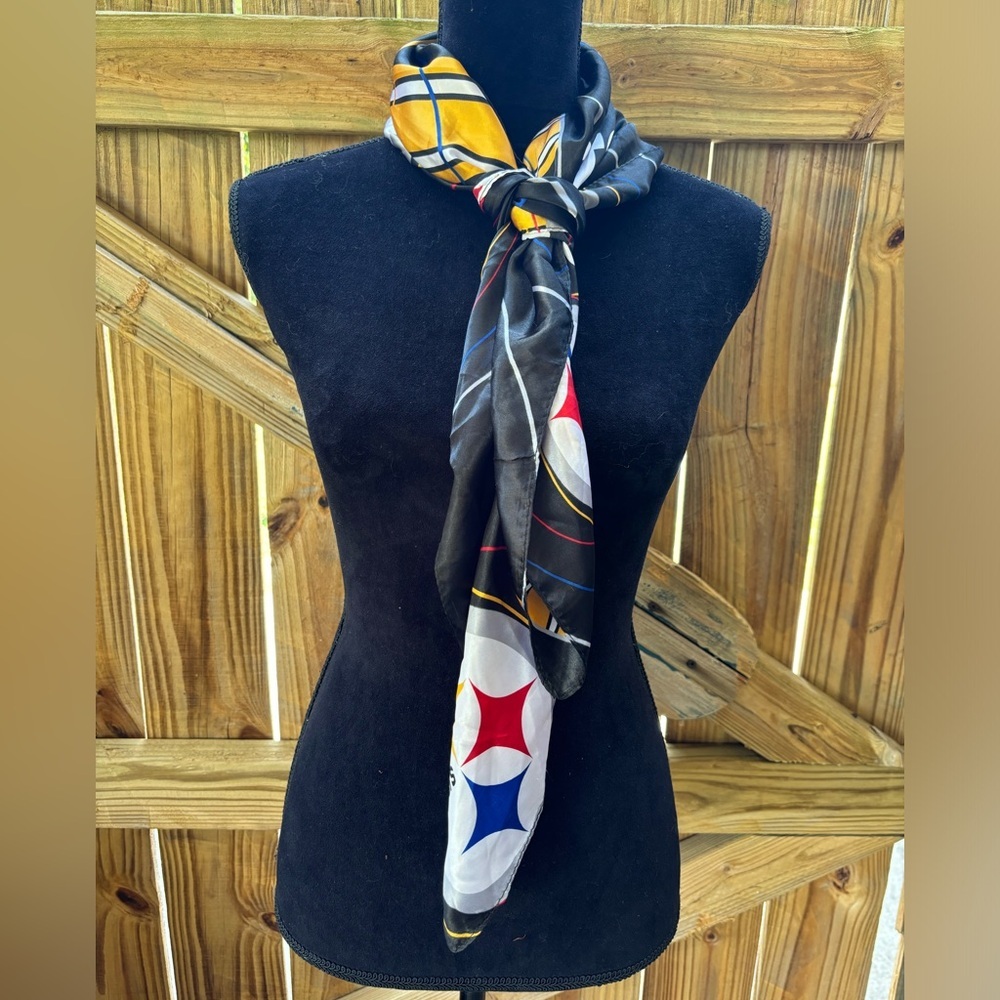 Pittsburgh Steelers Satin Team Logo Square Scarf by ProFanity